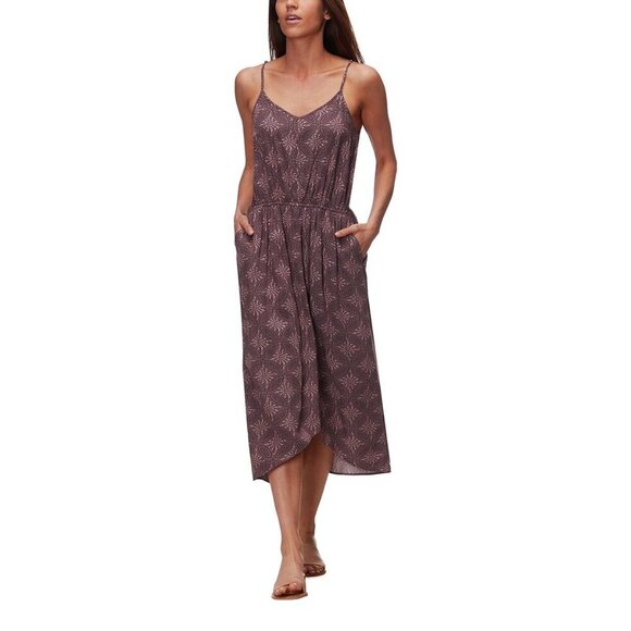 Carve Designs Mauve Grayson Midi Dress, Mauve Taupe, XL - Picture 1 of 11